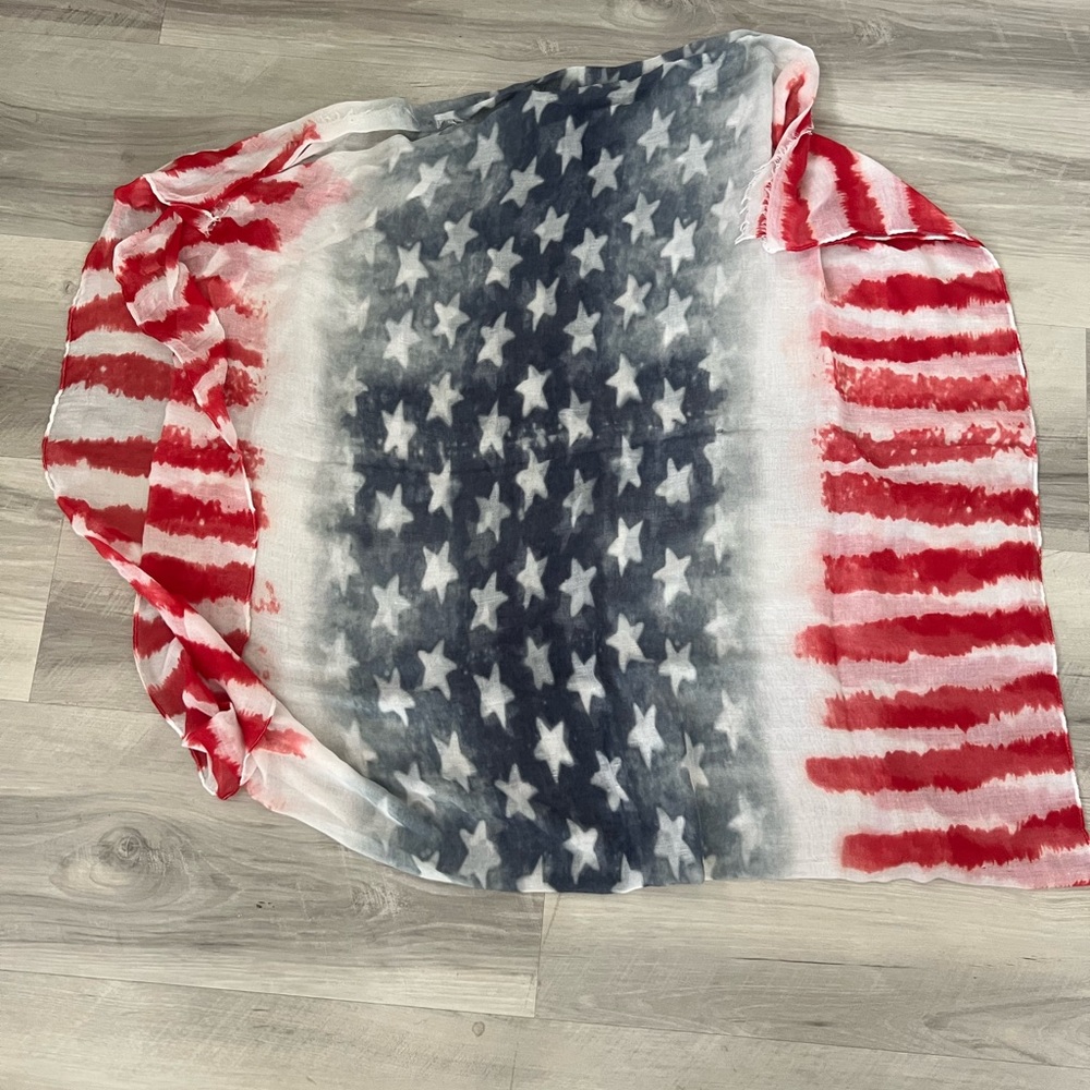 American flag scarf